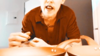 FTM Pre Op Topless Kitchen Solo POV