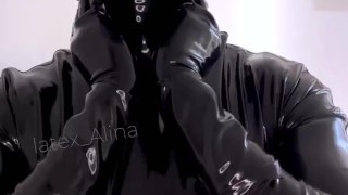 Rubber Doll Gas Mask Breathplay 