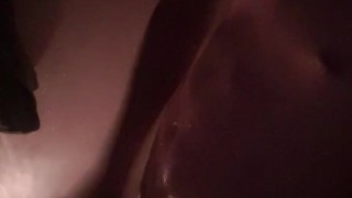 Solo male shower time