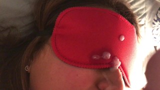 my stepmother with eyes cover thinks 