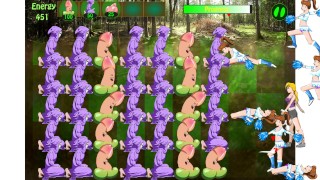 порно игра [Plants vs Nymphos] Черлидерши минет [Геймплей]