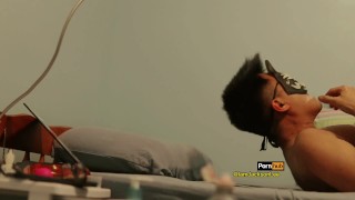 Behind The Scene - ASIAN SOLO CUM ON FACE