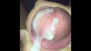 Horny Scott jerks off before bed big load of cum