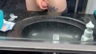 Cock Ring Difference (Before and After) Big Hard Cock