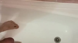 Male Peeing And Washing