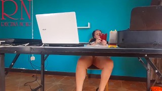 camera in the office No panties secretary Nude secretary