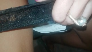First time recording my dirty menstrual pad