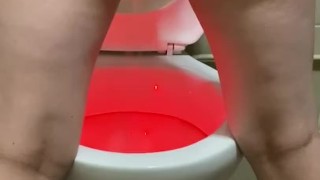 Pissing standing up desperate 
