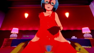 BNA Hentai - POV Michiru sucks lynx's cock until he cum in her mouth then fucks her