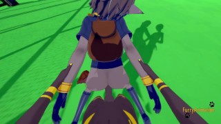 Sly Cooper Yaoi Furry - POV He cums in his mouth and then on his ass