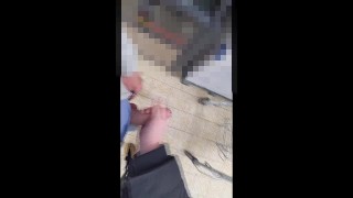 Risky Public Handjob in the Supermarket - Cuming in Panties!