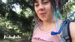 flashing my tiny titties in a park for my premium snapchat