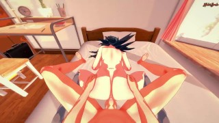 Mika gets a POV facial before getting fucked doggystyle - Girls und Panzer Hentai