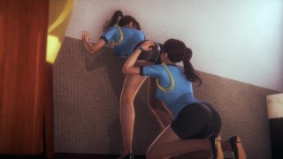 Lesbian Security Girl Licking Pussy Form Behind
