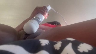 Sexy bbw plays with her new toy