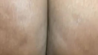 Hairy pussy Bouncing Fat ass and cunt on torso dildo! Fat Pussy!