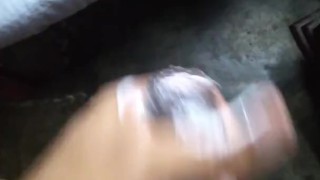 masturbation with cream super delicious
