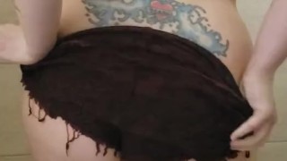 kinkypawg wet strip tease