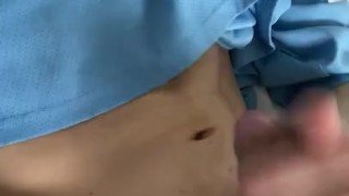 Hockey Skinny Twink heavy breathing cumshot