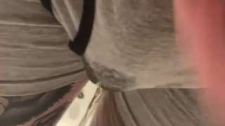 Wetting grey boxers