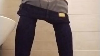 Naughty girl fingering her tight pussy in a restaurant#Quick Orgasm