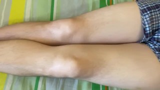 Playing with my cock and foreskin 