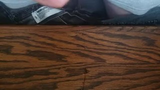 Quick small cock cumshot