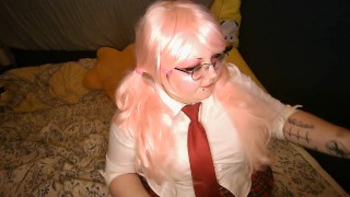 Naughty Schoolgirl Sugar Dandy Breaks in New Pipe