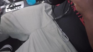 Watching porn in the car (couldn't wait too horny)