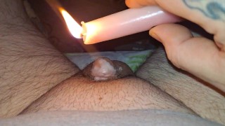 Hot wax on Lil dicj