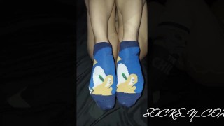 HORNY PETITE ASIAN IN SOCKS RIDING DILDO COMPILATION - 🧦🧦