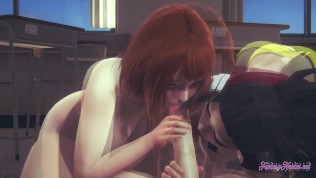 xwxwxwx Boku No Hero Hentai – Ochako and Momo Threesome Sucking and fucking