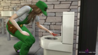 Plumber Charges Her Client's Work With Lesbian Sex - Sexual Hot Animations