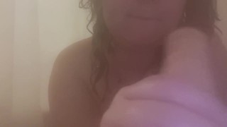 POV: me sucking your dick in the shower 