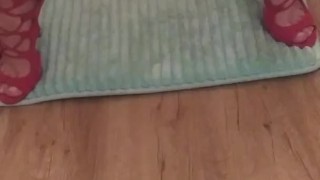 Squirting in new Heels