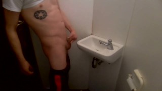 Bad boy piss in this bathroom sink