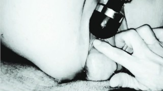 Ass to Pussy to Ass to pussy - multi-orgasm and squirt with vibrator and deep anal fuck closeup