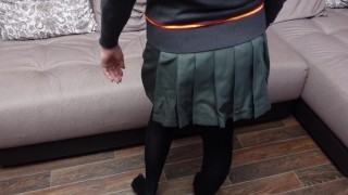 Hermione granger show feet in black Tights Pantyhose foot fetish