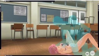 [CM3D2] - The Future Diary hentai, Yuno Gasai quick gangbang in class
