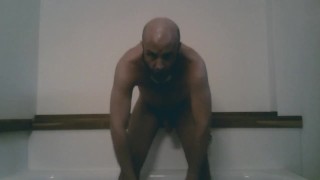 1ncandenza pisses and jerks off in the bathtub (here come the warm jets)