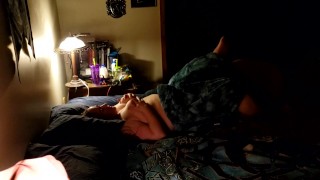I love it when he sneaks under the covers to eat my pussy!! I cum SO HARD