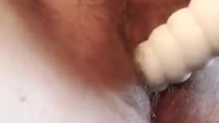 Playing with new toy