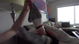 The Sock Bandit! (Part 1) - A Mind Blowing Foot Worship Experience! HD PREVIEW