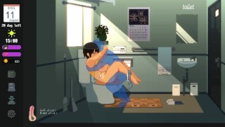 HentaiGame | The Summer | #11 Fuck at Toilet