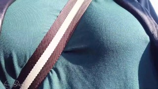 Boobwalk, Blue Shirt with Strap