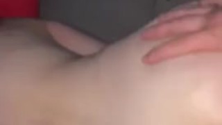 Girlfriend cums all over boyfriends cock while taking it from behind pov 