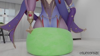 Mona's Short Growth [Giantess Growth]