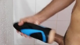 Fuckin flashlight in the shower
