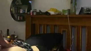 Gorgeous Tattooed Girlfriend Handcuffed and fucked until she cums