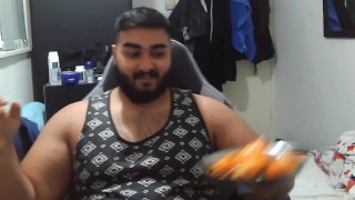 Solo Male Eating Fruit and Talking About His Day(s) #9
